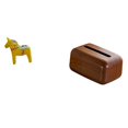 thumbnail image 1 of Figura de caballo Dalecarlian, escultura decorativa coleccionable para estantería, armario, decoración del hogar, con estuche multifuncional para pañu, 1 of 8