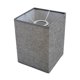 thumbnail image 5 of Pantalla de lámpara de estilo Pastoral, 1 pieza, cubierta de luz de techo, pantalla de tela ligera para suelo, para casa de té, Hotel, sala de estar, Cuboide gris Gloria pantalla colgante, 5 of 9