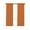 Burnt Orange, variant on Teal Morocco Blackout Curtains, Light Blocking Print Window Curtains, Geometric Leaf Diamond Lattice Abstract Thermal Insulated Window Drapes for Living Room Kitchen Cafe 2 Panels, 55"W x 39"L