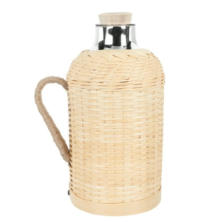 

HOMEMAXS 1pc Traditional Hand-made Bamboo Kettle Thermal Kettle Practical Water Bottle