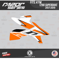 thumbnail image 2 of Kalair GFX Graphics Kit for Ktm 1290 SUPER DUKE (2017-2018) Razor Series, 2 of 5