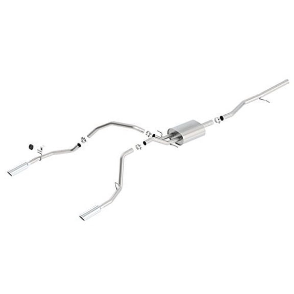 BORLA 140539 S-Type Cat-Back Exhaust System for Chevrolet Silverado/GMC Sierra 1500