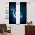 thumbnail image 2 of 2 Cortinas de Puertas Ventanas de Impresión 3D Persianas Divisor de Puertas de cielo lunar Sunnimix Cortina de poliéster, 2 of 8