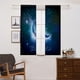 thumbnail image 2 of 2 Cortinas de Puertas Ventanas de Impresión 3D Persianas Divisor de Puertas de cielo lunar Sunnimix Cortina de poliéster, 2 of 8