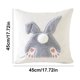 thumbnail image 5 of Case Almohada Conejito Pascua 45x45cm Conejo Felpa (beige La Espalda Conejo), 5 of 5