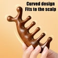 thumbnail image 4 of Elainilye Wide-Tooth Wooden Comb, Detangling Hair Comb for Curly Wet Hair, Massage Scalp Comb for Men Women, Natural Smooth Anti-Static Design, 4 of 6