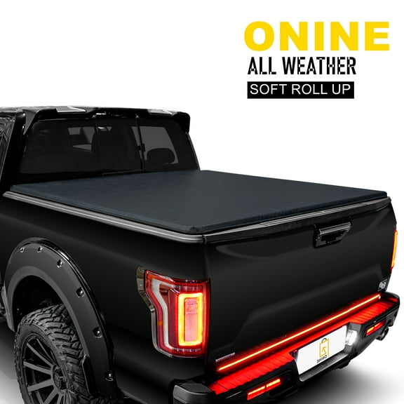 ONINE AWR Soft Roll Up Truck Bed Tonneau Cover Custom Fit 2015-2023 Ford F150 5.5ft Bed(66"), Styleside, All Weather