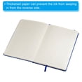 thumbnail image 4 of Unique Bargains 8.3x5.7' A5 Lined Journal Notebook Hardcover 160 Pages 80 Gsm Thick Ruled Paper, Blue, 4 of 6