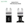 thumbnail image 4 of kurtrusly 2pcs Universal Oscillating High Carbon Steel Tool Multitool Saw Metal Sheet Power Tool Accessory Dual Metal, 4 of 7