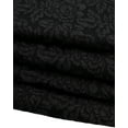 thumbnail image 4 of Zelouf Michelle Floral Knit Jacquard  , Sewing, DIY, Crafts Fabric by the Yard, Black, 10 Yard, 4 of 5