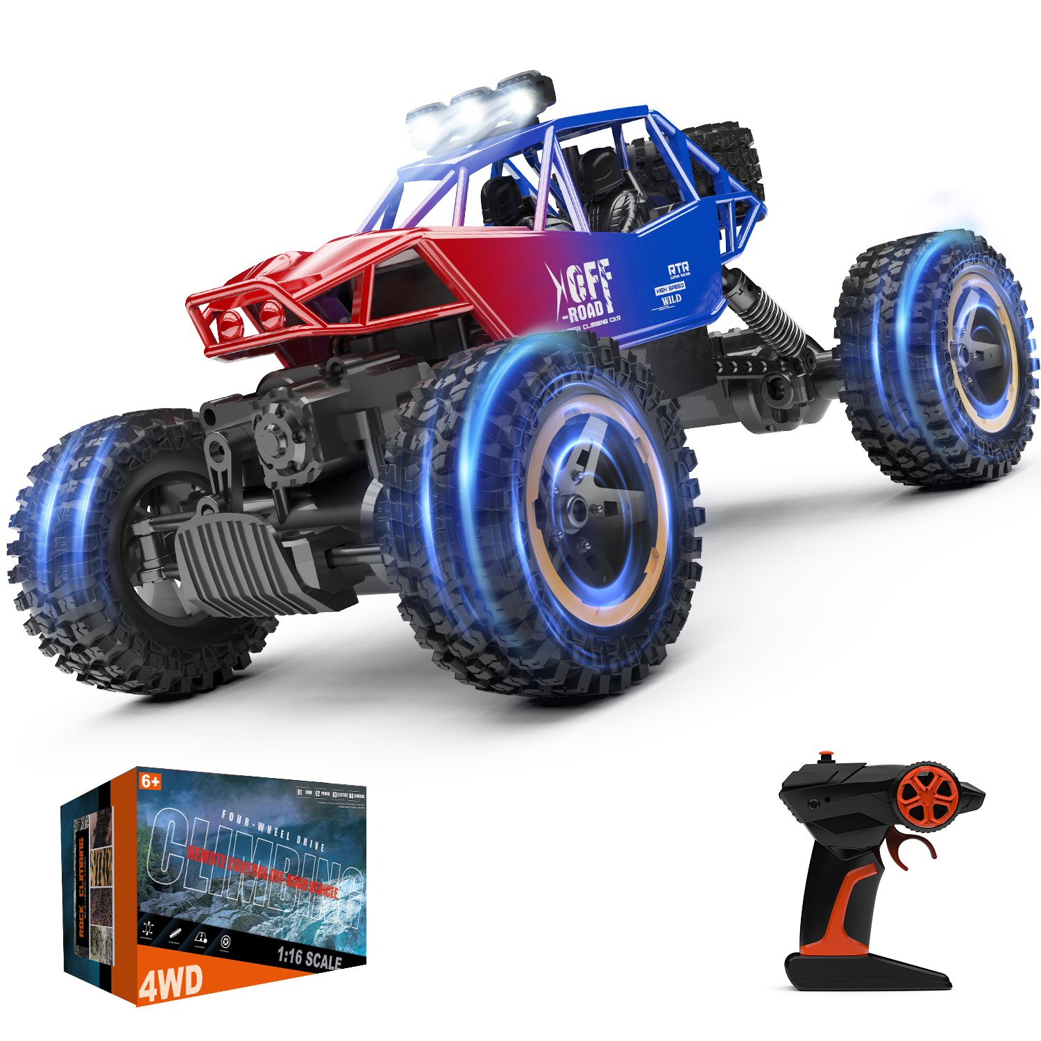 JoyStone 4WD Off-Road RC Monster Truck with LED Lights photo 1