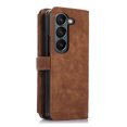 thumbnail image 6 of JiaheCover for Samsung Galaxy Z Fold5 Wallet Case,Rugged Shockproof Zipper Credit Card Slot Stand with Shoulder Strap Full Body Protection Case Cover,Brown, 6 of 9