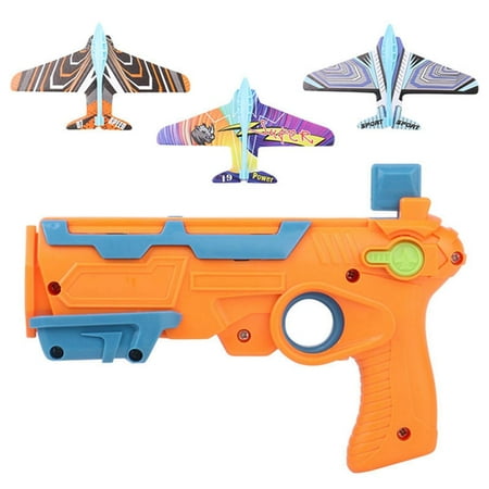 

Riapawel Airplane Launcher Bubble Catapult With 6 Small Plane Toy Funny Airplane Toys For Kids Plane Catapult Gun Shooting Game Gift
