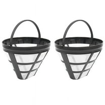 2Pack No.4 Reusable Coffee Maker Basket Filter for Filters, Fit Most 8-12 Cup Machine