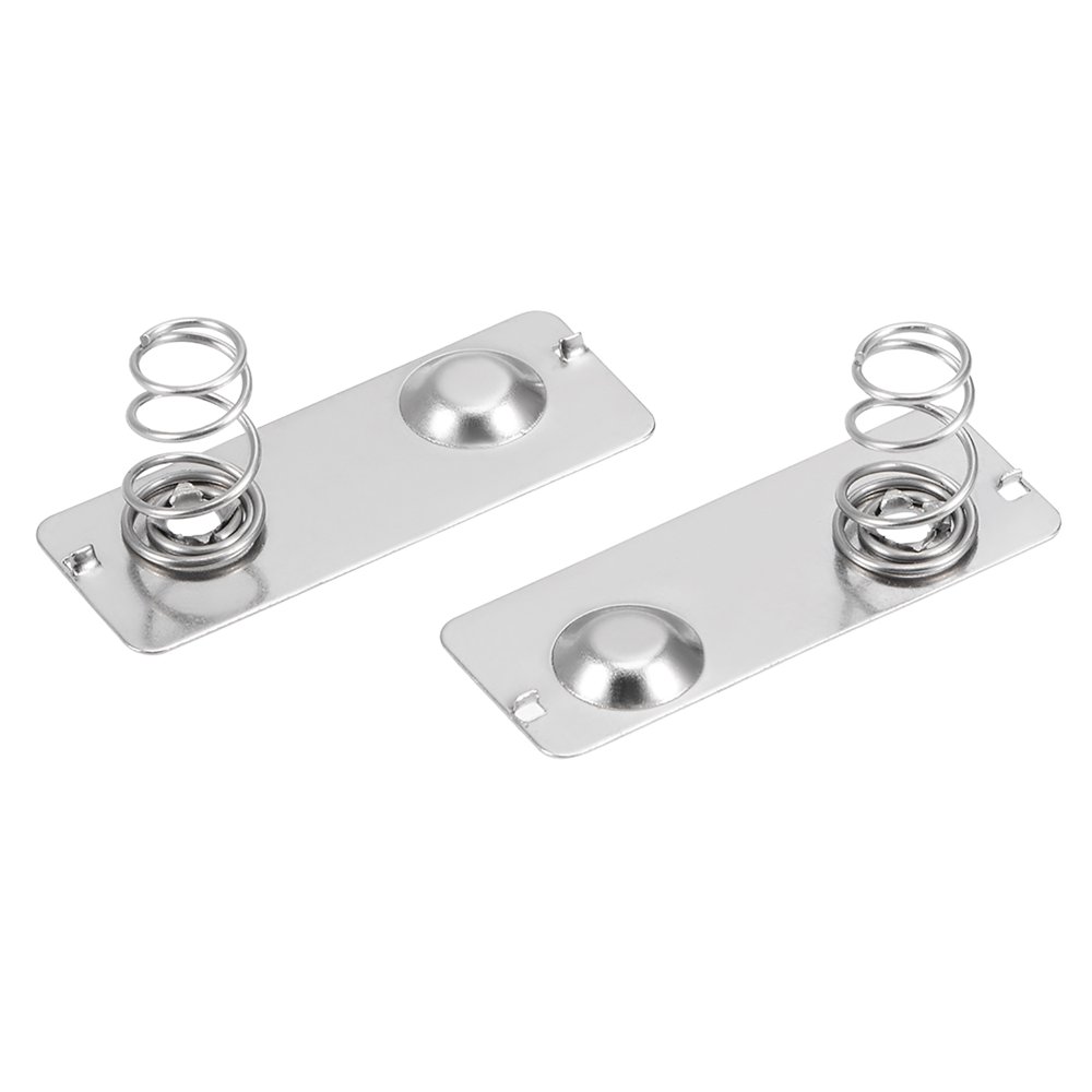 50Pcs AA Battery Negative to Positive Conversion Spring Contact 29x11mm