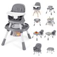 thumbnail image 1 of OLAKIDS 9 in 1 High Chair, Convertible Baby Highchair for Babies and Toddlers, Table and Chair Set Building Block Infant Dining Booster Seat, Kids Stool with Activity Children Play Kitchen, 1 of 10