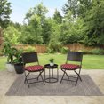 thumbnail image 3 of Mainstays 15.5" D x 17" W Classic Red Stripe Rectangle Outdoor Seat Pad (1 Pack), 3 of 8