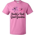 thumbnail image 3 of Inktastic Great Grandma Butterflies T-Shirt, 3 of 5
