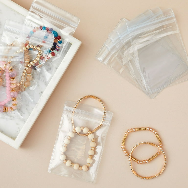 Storage & Organization, Set Of 100 Jewelry Plastic Bags 2 Ways Visibility