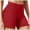 Red, variant on felwors High Waisted Biker Shorts Tummy Control Seamless Workout Yoga Running Volleyball Red for Size M