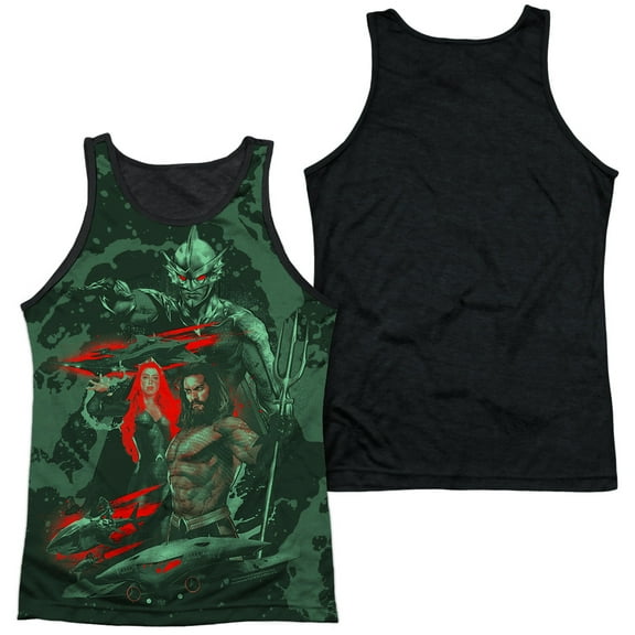 Aquaman Movie - Good And Evil - Black Back Tank Top - Medium
