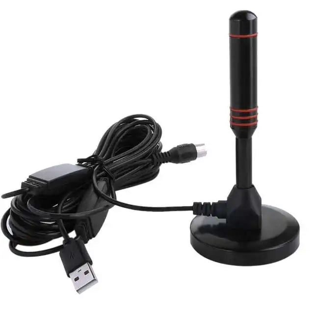 Antena de TV digital interior inteligente Canales de TV 1080P 4K gratuitos Antena de TV digital - Antena HDTV interior con 2 amplificadores de señal inteligentes - 2 piezas