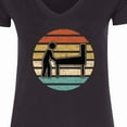 thumbnail image 4 of Inktastic Pinball Retro Arcade Game Women's V-Neck T-Shirt, 4 of 5