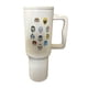 thumbnail image 2 of Termo de acero inoxidable color blanco mate, Luchadores, de 1.2 litros con agarradera de silicona, 2 of 5