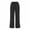 A1 Black, variant on Women's Wide Leg Lounge Palazzo Pants,High Waisted Pants,Elastic Drawstring Waist,Baggy Slit Hem Pants,Loose Solid Casual Trousers,Lightweight Dressy Trousers for Work Travel Lounge Wine