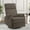 Brown, variant on Korser Swivel Rocker Recliner Chair for Small Spaces Chenille for Living Room,Grey