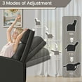 thumbnail image 3 of Lumihaven Massage Recliner Chair with Remote Control Single Sofa with PU Leather Space-Saving Design for Living Room & Bedroom, 3 of 8