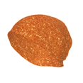 thumbnail image 3 of Kll Orange Glitter Winter Fall Beanie Knit Hats For Men & Women - Warm & Soft Stylish Toboggan Caps For Cold Weather, 3 of 9