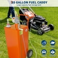 thumbnail image 4 of Fuel Transfer Tank with Pump, 30 Gallon Gas Caddy for Diesel & Gasoline, Portable Storage Container for Mowers & ATVs, 4 of 7