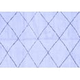 thumbnail image 1 of Ahgly Company Machine Washable Indoor Rectangle Solid Blue Modern Area Rugs, 7' x 9', 1 of 4