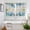 RoyalBlue Linen, variant on Blue Hydrangea Kitchen Curtains Window Panels, Farmhouse Butterfly Spring Floral Insulated Window Treatment Curtain, Grommet Curtains for Bedroom/Living Room/Bathroom, 2 Piece 52"Wx72"L