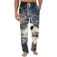 thumbnail image 5 of Satingcolo Men's Pajama Pants Halloween Skulls Black Sleep Bottoms Lounge Sleepwear Pockets Drawstring, 5 of 6