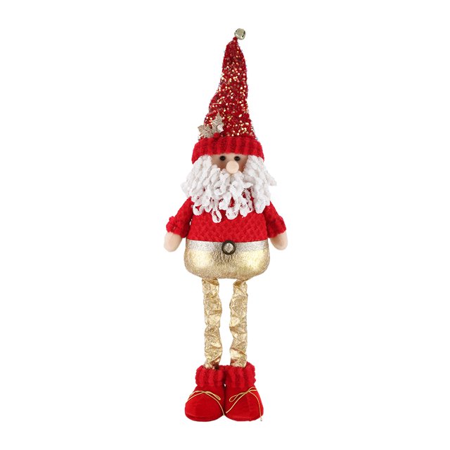 Muñeco de nieve telescópico de Papá Noel rojo, reno, muñeco de nieve, decoración navideña para el hogar, adornos navideños de Navidad 2024