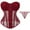 Red, variant on Luxalzxs Womens Bustier Corset Top Sexy Lingerie Sets Hollow Out Corset & Panty Set Waist Cincher 2 Piece Corset Lingerie Bodysuit Set