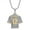 silver, variant on Sparkle Ice-out Number 12 Football Jersey Pendent Necklace for Men,Bling No.12 Jersey Football Charm CZ Stainless Steel Necklace Punk Athelete Cool Sports Jewelry,Gold
