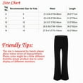 thumbnail image 4 of Zaldita Children Boys' Girl' Classic Stretchy Loose Fit Boot Cut Jazz Dance Pants Dancewear Black 12, 4 of 4