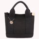 thumbnail image 5 of Bolso Bolsos de lona para mujer, con múltiples bolsillos, para mamá, informales, para el trabajo (negro), 5 of 5