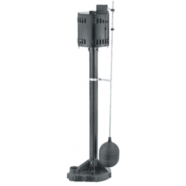 XtremepowerUS 1/3 HP 3000 GPH Thermoplastic Pedestal Sump Pump, Utility Basement Sunpump 76081 H