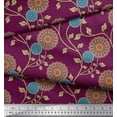 thumbnail image 2 of Soimoi Cotton Duck Fabric Artistic Floral Fabric Prints by Yard 56 Inch Wide, 2 of 3