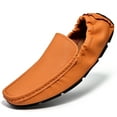 thumbnail image 3 of Big Size Men's Casual Loafers Slip On Leather Shoes Lightweight Driving Shoes Moccasins Classic Penny Loafer Flats Boat Shoes, 3 of 10