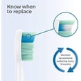 thumbnail image 6 of Philips Sonicare Optimal Plaque Control replacement toothbrush heads, HX9023/65, BrushSync technology, White 3-pk, 6 of 13