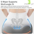 thumbnail image 6 of Serene Sitz Orthopedic Seat Cushion, Serensitz Orthopedic Seat Cushion - Memory Foam Cushion for Office Chair Cushions, Car Seat, Airplane, Sciatica & Back Pain Relief, 6 of 7