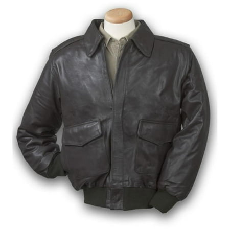 Cowhide Bomber - BurkS Bay 4XLarge A 1 Cowhide Bomber Jacket in Brown