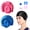 BLUE-PINK, variant on HKMY 2pcs Silicone Swim Cap with Ear Protection for Adults Women Men with Ear Plugs&Nose Clip(Blue/Pink)