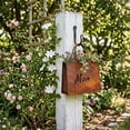 thumbnail image 6 of Vintage Iron Metal Planter Rustic Flower Basket for Indoor Outdoor Tabletop, Weather Resistant Small Decorative Pot for Home Garden Patio, 6 of 9