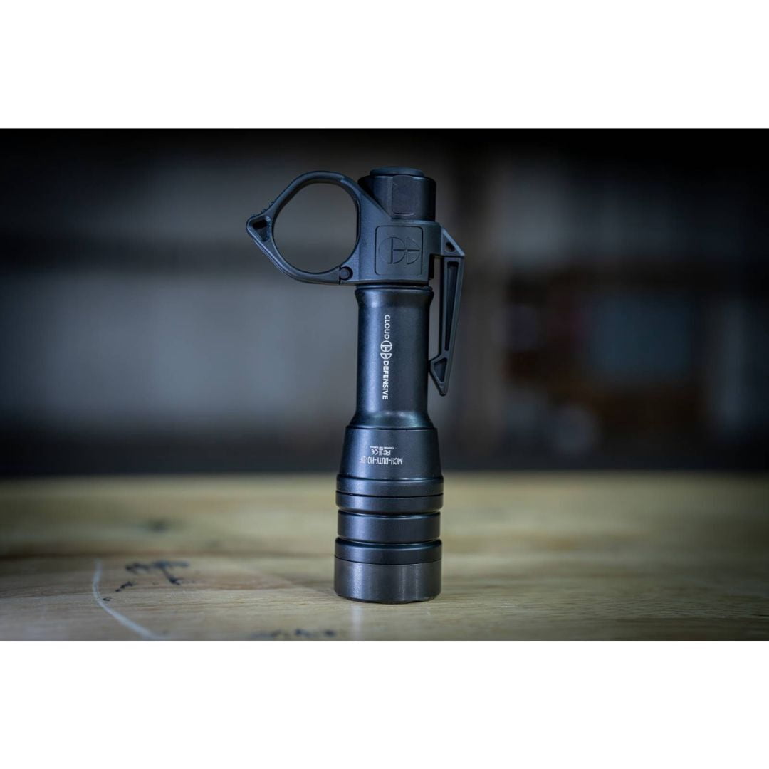 Cloud Defensive MCH Duty-HO 1800 Lumens Flashlight, Black